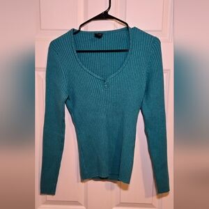 Turquoise GAP sweater sz L